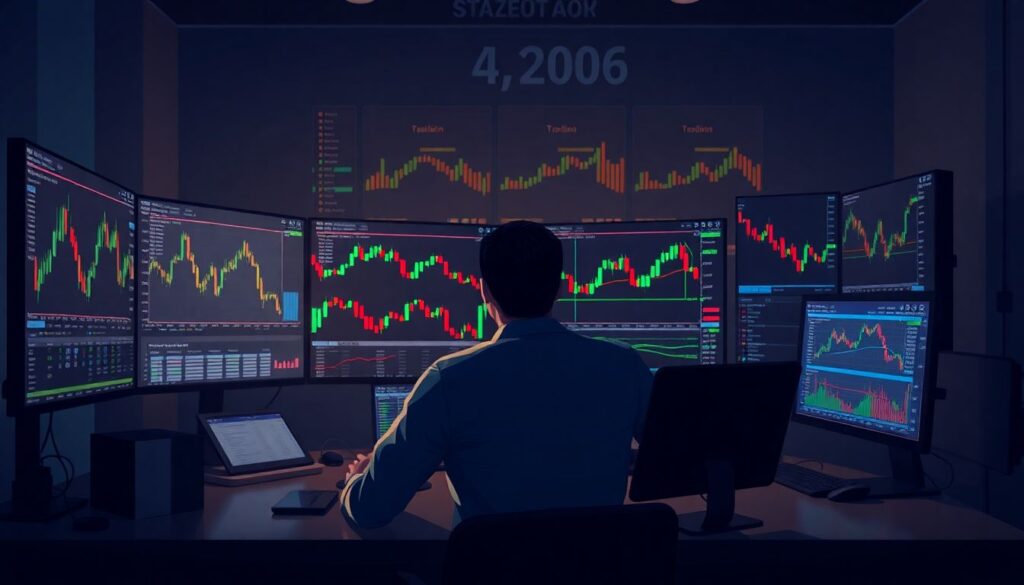 Графический анализ криптовалют: графики свечей и объёмов - иллюстрация