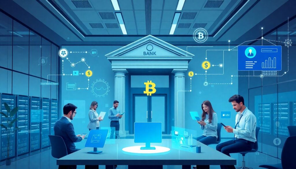 Как изменится роль банков после массового внедрения криптовалют - иллюстрация