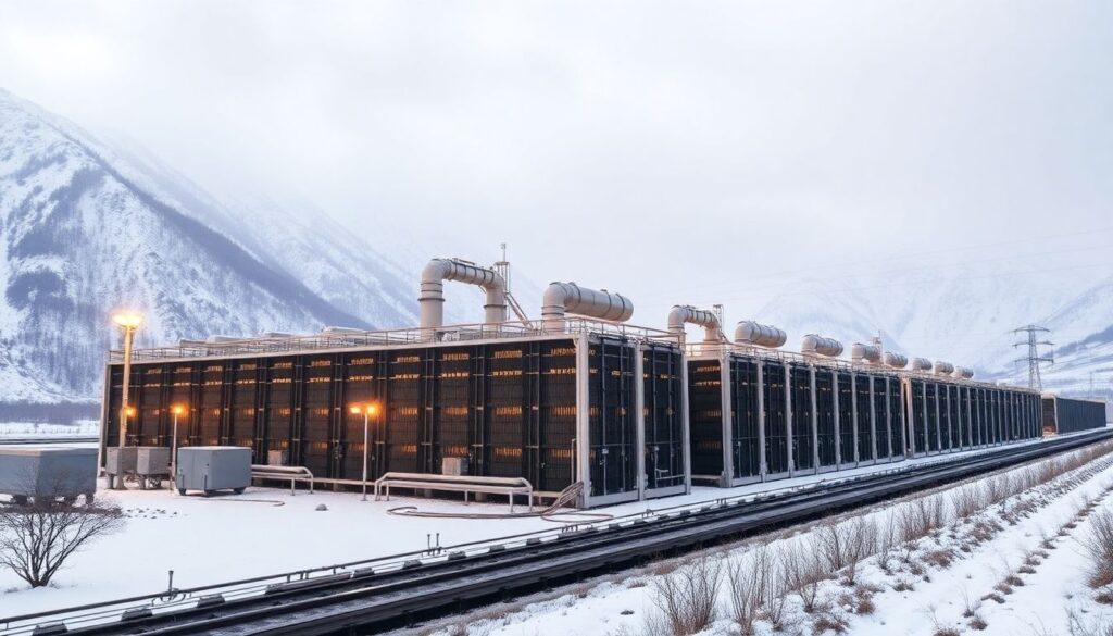 Майнинг в холодных регионах: экономия на энергии и охлаждении - иллюстрация