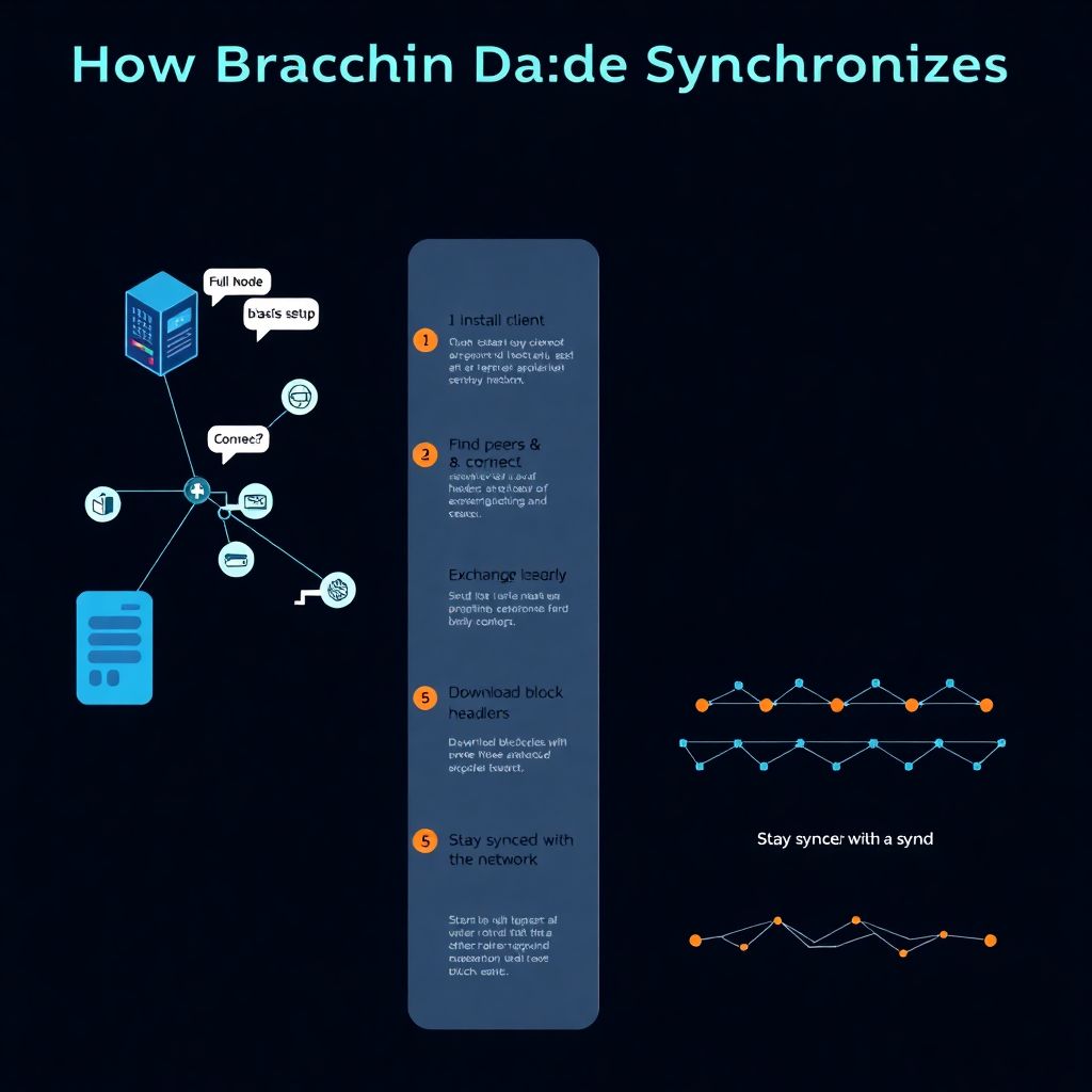 Загрузка и синхронизация узлов в блокчейне: как это работает пошагово