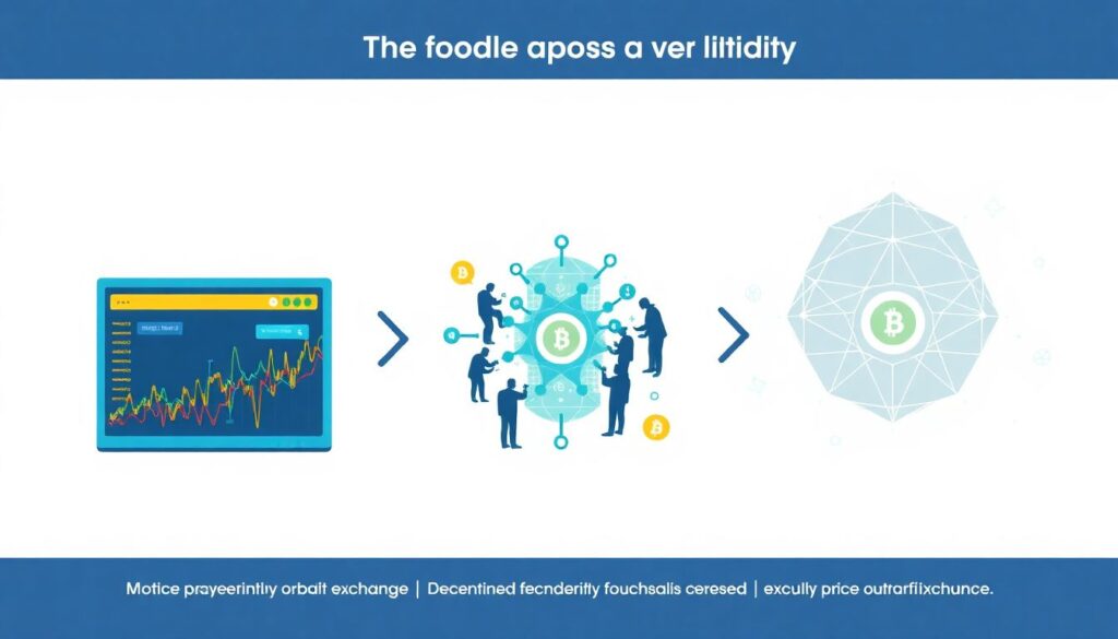 Как работают криптовалютные биржи с ликвидностью - иллюстрация