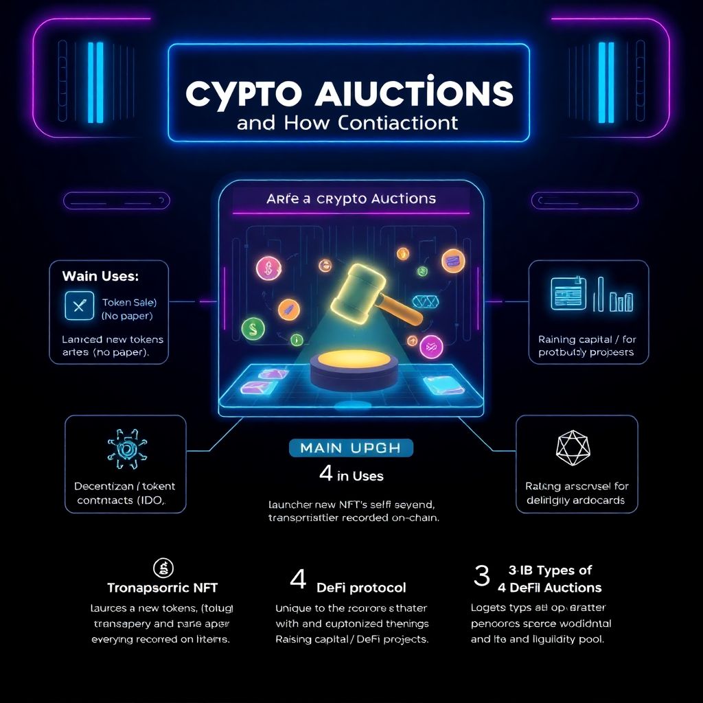 Крипто-аукционы: как они работают и где их применять на практике