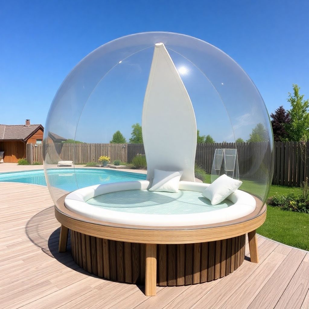 Надувные джакузи и бассейны для загородного отдыха: комфорт круглый год